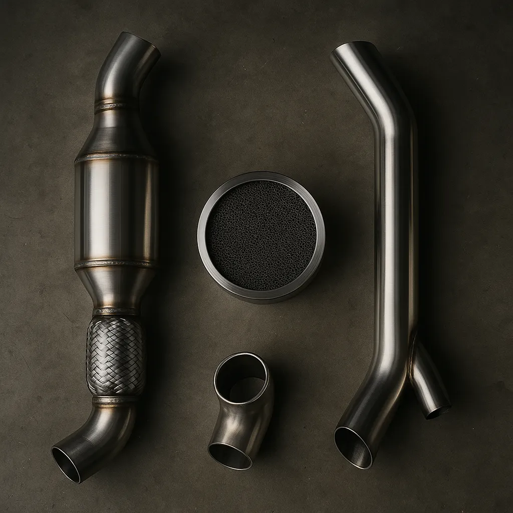 Catalizzatore sportivo 200/300 celle con tubazioni e raccordi in acciaio